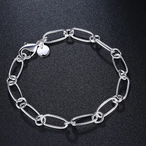 The Upscale Link Bracelet in 925 silver